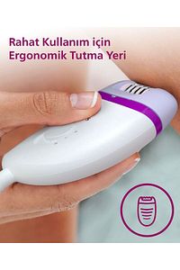 BRE225/05 Kablolu Epilatör,Bacak İçin Kullanım,2 Hız Ayarı,Yıkanabilir Başlık ürün fotoğrafı