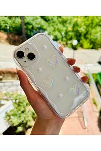 Iphone 14 Plus Ve 15 Plus Kamera Korumalı 3d Oyuncak Inci Tasarımlı Silikon Kılıf ürün fotoğrafı
