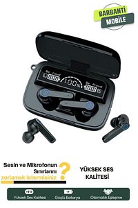 Powerbankli El Fenerli  Ios Android Uyumlu A Kalite Hd Ses Performanslı Kablosuz Bluetooth Kulaklık ürün fotoğrafı