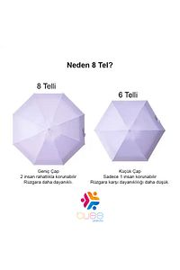 8 Telli Kapsül Şemsiye ürün fotoğrafı