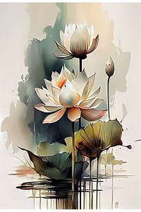Sayılarla Boyama Seti Lotus Çiçeği 40x50 Cm ürün fotoğrafı