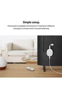 TV Kumanda + Google Chromecast Beyaz ürün fotoğrafı