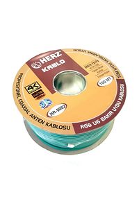 Flexia Rgu6 Coaxial Uydu Kablosu 64 Tel Yeşil Renk ürün fotoğrafı