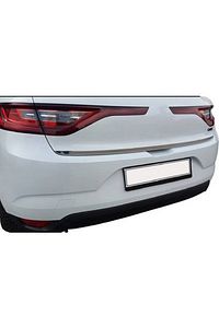Renault Megane 4 2016 Ve Üzeri Krom Bagaj Alt Çıtası Sedan Paslanmaz Çelik ürün fotoğrafı
