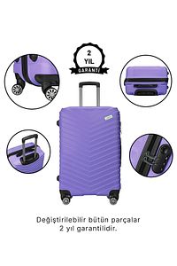 Wx-1001 Mor Büyük Boy Valiz ürün fotoğrafı