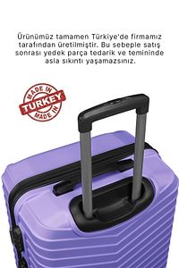 Wx-1001 Mor Büyük Boy Valiz ürün fotoğrafı