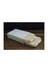 5 Kutu - 100 Lük Abeslang Tahta Dil Çubuğu Basacağı - Ağda Spatulası, Spatula 5kutuabeslang. ürün fotoğrafı