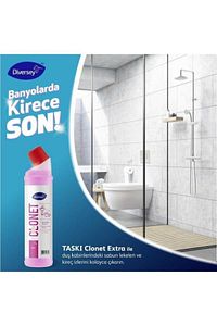 2 Adet Taski Clonet Extra Kireç Çözücü Ve Banyo Temizleyicisi 750ml Online Özel ürün fotoğrafı