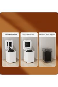 Heyplus Tam Otomatik Akıllı Çöp Kovası 17lt ürün fotoğrafı