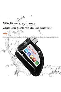 Alarmlı Disk Kilidi Motorsiklet Martı Scooter Bisiklet Sesli Alarm 110 Desibel Yüksek Ses ürün fotoğrafı