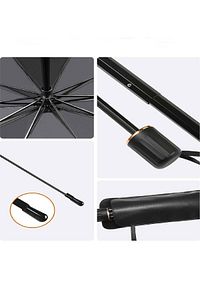 Oto Araba Güneşlik Şemsiye Tip Ön Cam Güneş Önleyici Katlanabilir 140cm X 75cm ürün fotoğrafı