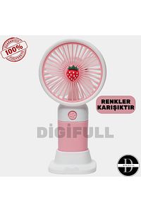 Şarjlı Mini El Fanı ve Masa Fanı Soğutucu Pervane Taşınabilir Şarj Edilebilir Pratik Mini Vantilatör ürün fotoğrafı