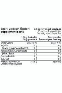 Creapure 120 Tablets ürün fotoğrafı