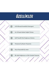 İnsülin Taşıma Çantası Dereceli Lcd Ekran Sıcaklık Göstergeli Yüksek Kalite İnsülin Taşıma Çantası ürün fotoğrafı