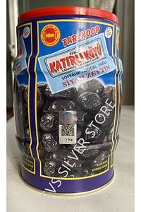 Gemlik Katırlı Köyü Kahvaltılık Siyah Zeytin Teneke 1 Kg ürün fotoğrafı