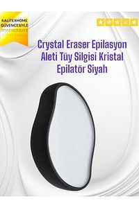 Desiderata Crystal Eraser Epilasyon Aleti Tüy Silgisi Kristal Epilatör Siyah ürün fotoğrafı