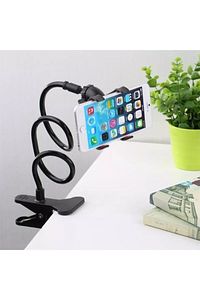 Siyah Akrobat Telefon Tutucu Oynar Başlıklı Klipsli Araç Içi Masa Kenarı Telefon Tutacağı ürün fotoğrafı