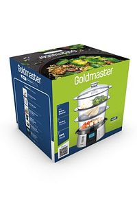Biofit Led Ekranlı 120 Dakika Zaman Ayarlı 10 lt Dijital Buharlı Pişirici Gm7268d ürün fotoğrafı