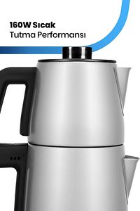 Chaidem Xl 2200 Watt Paslanmaz Çelik Damlatmaz Çelik Çay Makinesi Ve Su Isıtıcısı Inox ürün fotoğrafı