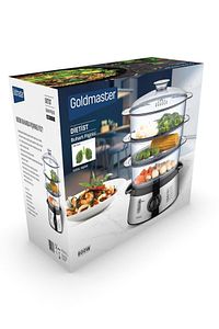 Dietist 800 Watt 8,4l Kapasite 60 Dakika Zamanlayıcı Bpa Free Buharlı Pişirici ürün fotoğrafı