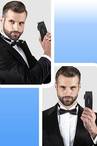 Titanyum Sessiz Ayarlanabilir Kesme Başlıklı Saç Ve Sakal Kesme Makinesi ürün fotoğrafı