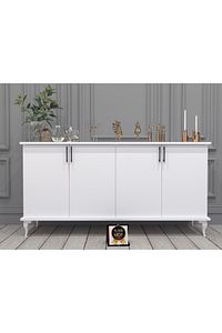 Celta Konsol,TV Ünitesi,Dekoratif Dolap,Vitrin,%100 MDF,Kolay Kurulum ürün fotoğrafı