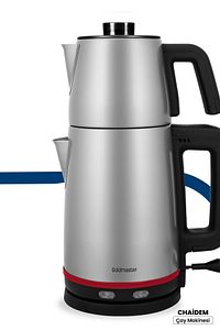Chaidem Xl 2200 Watt Paslanmaz Çelik Damlatmaz Çelik Çay Makinesi Ve Su Isıtıcısı Inox ürün fotoğrafı