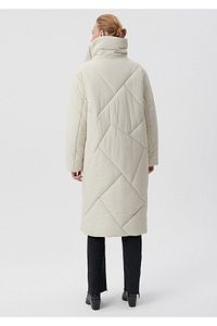 Premium Bej Uzun Parka Loose Fit / Bol Rahat Kesim 1110245-70080 ürün fotoğrafı