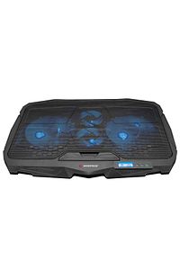Ad-rc4 Mavi Ledli 15-17 Inç 4 Fanlı Kontrol Panelli Pro Notebook Laptop Soğutucu Stand ürün fotoğrafı