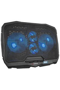 Ad-rc4 Mavi Ledli 15-17 Inç 4 Fanlı Kontrol Panelli Pro Notebook Laptop Soğutucu Stand ürün fotoğrafı