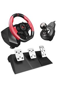 Direksiyon Seti Speed W20 Ps3/ps4/pc/xboxone/xbox360 3 Pedallı Gaming Oyun Oyuncu Direksiyonu ürün fotoğrafı