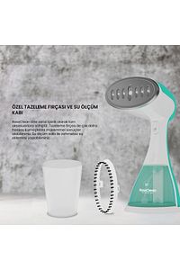 Elite 2si 1 Arada Portatif Buharlı Kırışık Giderici Dikey Ütü 1500w Turkuaz ürün fotoğrafı
