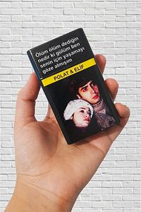 Polat & Elif Kurtlar Vadisi Ölüm Ölüm Dediğin Nedir Ki Gülüm Standart Sigara Tabakası Kutusu ürün fotoğrafı