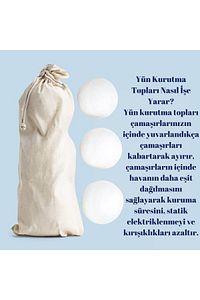 Kurutma Topu Ve Koku Seti - Çamaşır Kurutma Makinesi Için - 3 Adet Top 1 Koku Yağı - Xl ürün fotoğrafı