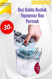 Buz Kalıbı Buzluk Yapışmaz Bas Parmak ürün fotoğrafı