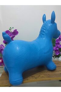 Şişme Eşek (50 X 55 Cm) Kuzu Şişme Eşşek Zıp Zıp Sevimli Hayvan At Çocuk Bebek Plates Havalı Oyuncak ürün fotoğrafı