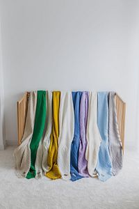 Ekru Müslin Püsküllü 4 Katlı Müslin 110x110cm ürün fotoğrafı