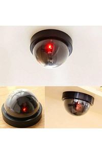 Led Işıklı Dome Sahte Güvenlik Kamerası Taklit Sensörlü Hırsız Ev ürün fotoğrafı