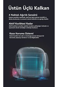 BF01 Akıllı Otomatik Kedi Tuvaleti, App Kontrol, 65lt Hazne, 9lt Çöp haznesi-UV Temizleme ürün fotoğrafı