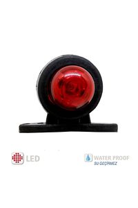 Mini Takoz Tek Ledli Sarı-kırmızı 12v-24v ürün fotoğrafı