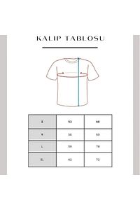 Unisex Yeşil Bisiklet Yaka Pamuk Oversize Boyfriend T-shirt ürün fotoğrafı