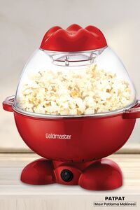 Patpat Geniş Hazneli Yağlı Yağsız Mısır Patlatma Pop Corn Makinesi ürün fotoğrafı