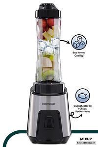 Mix Up Buz Kırma Özellikli Paslanmaz Çelik Bıçaklı Kişisel Smoothie Blender ürün fotoğrafı