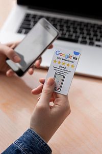 Google işletme Yorum Kartı 5 Yıldız Yorum Toplar ürün fotoğrafı