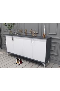 Celta Konsol,TV Ünitesi,Dekoratif Dolap,Vitrin,%100 MDF,Kolay Kurulum ürün fotoğrafı
