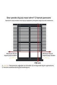 Çift Mekanizmalı Tül Ve Stor Perde - Model 7 ürün fotoğrafı