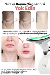 Pro 3 Programlı Yüz Ve Boyun Kırışıklık Karşıtı Ve Giderici Ems Güzellik Cihazı ürün fotoğrafı