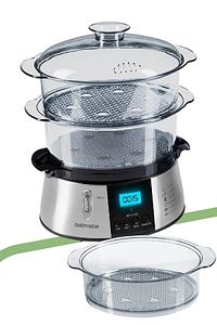 Biofit Led Ekranlı 120 Dakika Zaman Ayarlı 10 lt Dijital Buharlı Pişirici Gm7268d ürün fotoğrafı