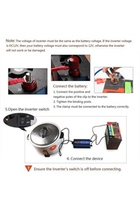 12v 1000w Tam Sinus Inverter (220V ÇEVİRİCİ) - Taşınabilir Güç Kaynağı ürün fotoğrafı