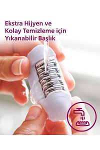 BRE225/05 Kablolu Epilatör,Bacak İçin Kullanım,2 Hız Ayarı,Yıkanabilir Başlık ürün fotoğrafı